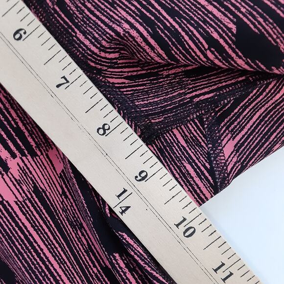 Lululemon Pace Rival Crop 19” Leggings Down Pour Electric Coral Women 8 Athletic - Picture 8 of 9